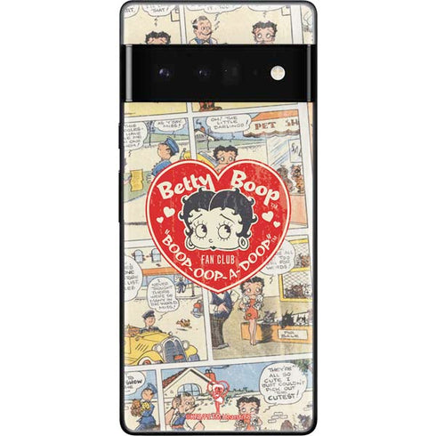 Betty Boop Comic Strip Google Pixel 6 Pro Skin